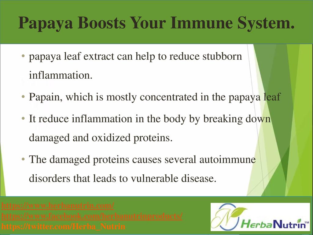 Papaya leaf side clearance effects